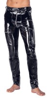 Black Level Vinyl Trousers