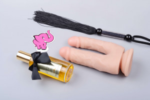 Realistični dildo Double Pleasure (18 cm)