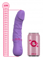 Silikonski vibrator Borůvka® III Next Gen (21,5 cm) + poklon torba za igračke