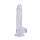 Realistični dildo Clear Pleasure (15 cm), transparentan